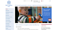 Desktop Screenshot of barthsyndrome.org.uk