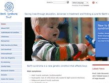 Tablet Screenshot of barthsyndrome.org.uk